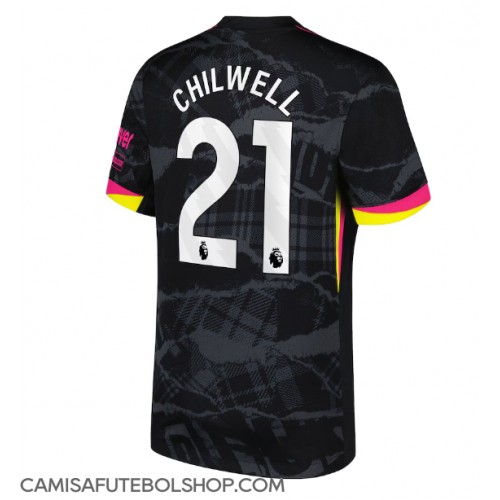 Camisa de time de futebol Chelsea Ben Chilwell #21 Replicas 3º Equipamento 2024-25 Manga Curta